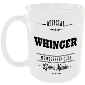 Official Whinger Membership Club Funny Ceramic Mug Birthday Gift Tea Coffee Cup