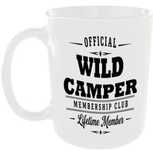 Official Wild Camper Membership Club Funny Ceramic Mug Outdoor Hobby Adventure