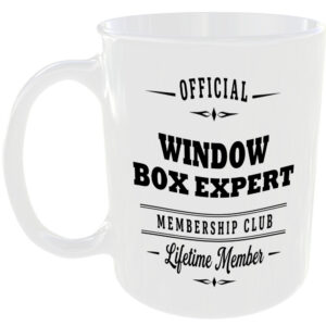 Official Window Box Expert Membership Club Funny Gardening Ceramic Mug Gift