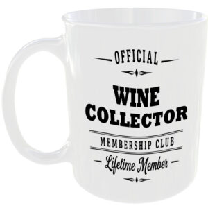 Official Wine Collector Membership Club Funny Ceramic Mug Foodie Drink Kitchen