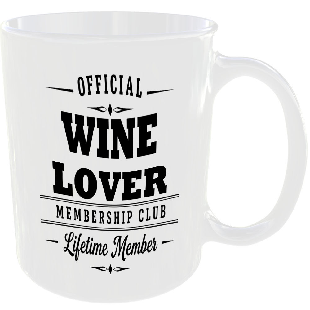 Official Wine Lover Membership Club Funny Ceramic Mug Foodie Kitchen Tea Coffee - Image 2