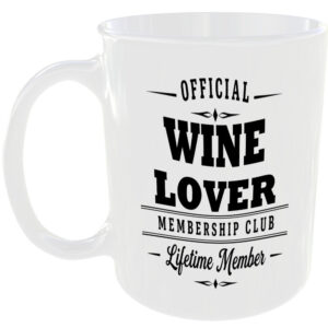 Official Wine Lover Membership Club Funny Ceramic Mug Foodie Kitchen Tea Coffee
