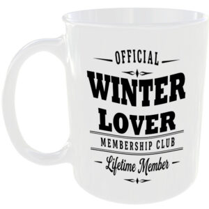 Official Winter Lover Membership Club Funny Ceramic Mug Birthday Gift Tea Coffee