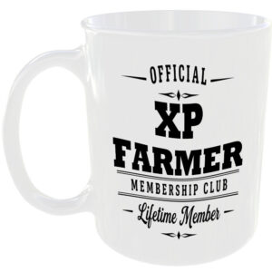 Official XP Farmer Membership Club Funny Ceramic Mug Gaming Gamer Gift