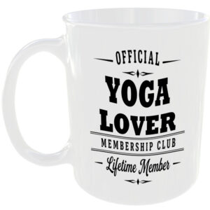Official Yoga Lover Membership Club Funny Ceramic Mug Birthday Gift Tea Coffee ☕