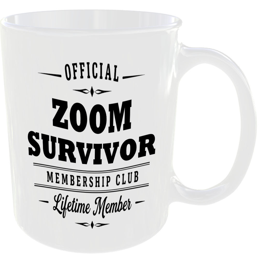 Official Zoom Survivor Membership Club Funny Office Mug Gift - Image 2