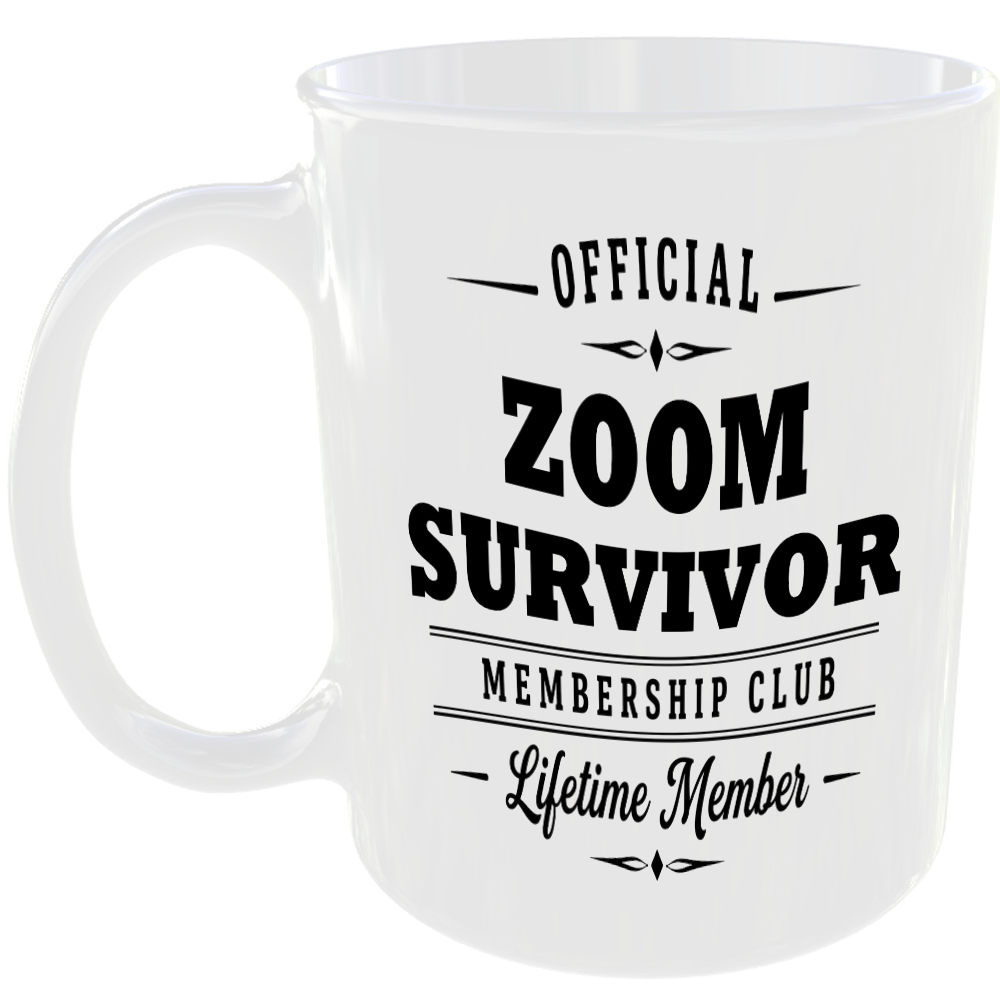 Official Zoom Survivor Membership Club Funny Office Mug Gift