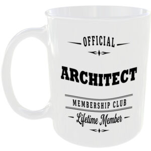 Official Architect Membership Club Funny Ceramic Mug Work Career Colleague Gift
