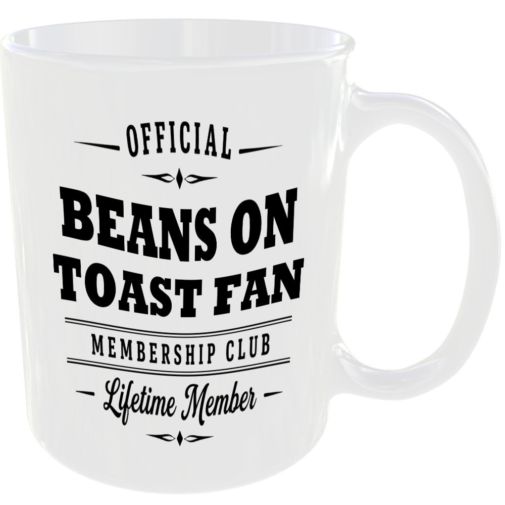 Official Beans On Toast Fan Membership Club Funny Ceramic Mug Foodie Kitchen Tea - Image 2