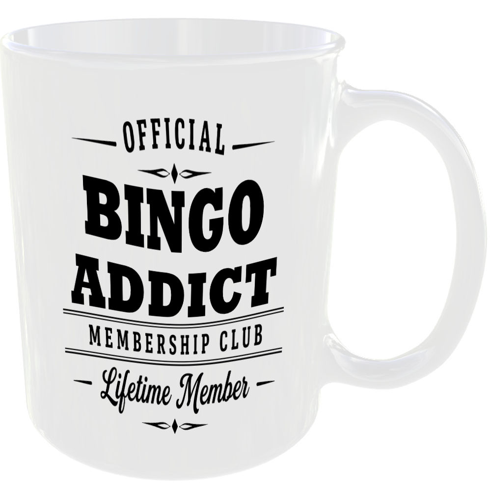 Official Bingo Addict Membership Club Funny Ceramic Mug Sport Player Fan Gift - Image 2