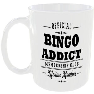 Official Bingo Addict Membership Club Funny Ceramic Mug Sport Player Fan Gift