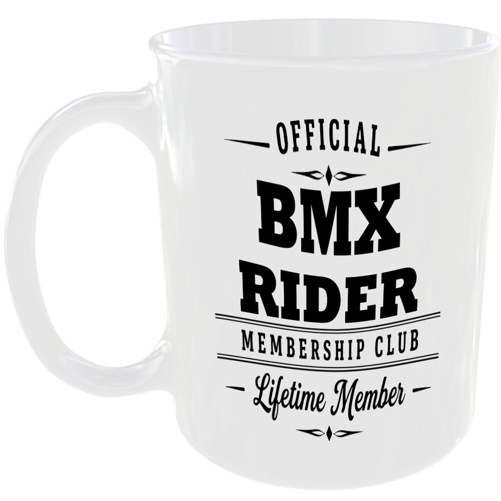 Official BMX Rider Membership Club Funny Ceramic Mug Sport Player Fan Birthday