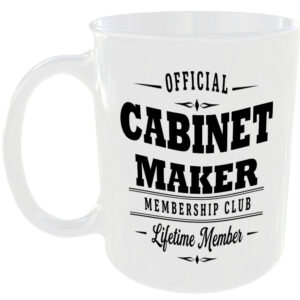 Official Cabinet Maker Membership Club Funny Ceramic Mug Tradesman Work Tools