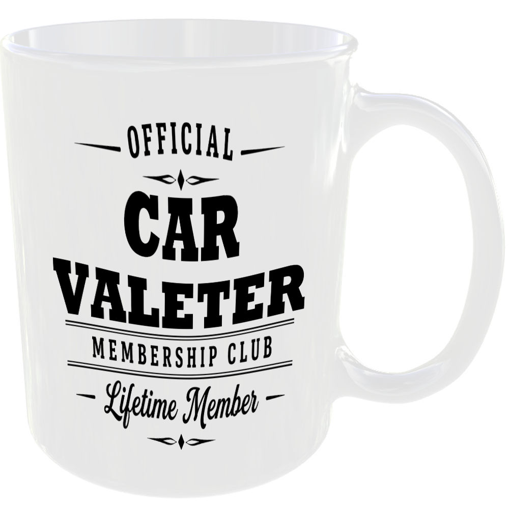 Official Car Valeter Membership Club Funny Ceramic Mug Tradesman Work Tools Gift - Image 2
