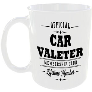 Official Car Valeter Membership Club Funny Ceramic Mug Tradesman Work Tools Gift