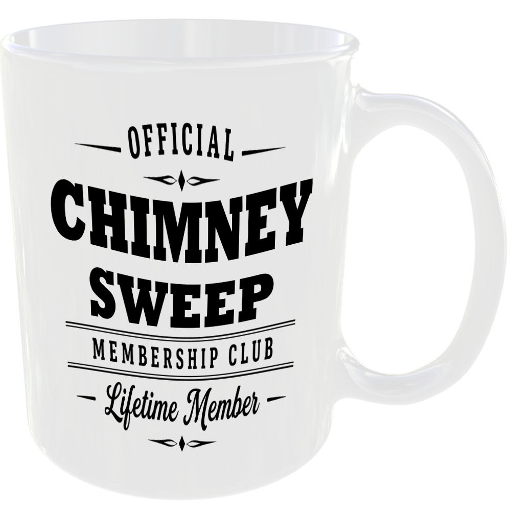 Official Chimney Sweep Membership Club Funny Ceramic Mug Tradesman Work Tools - Image 2