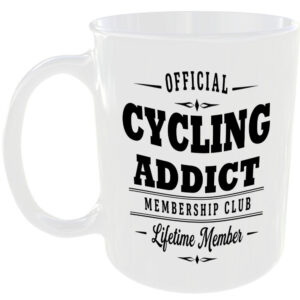 Official Cycling Addict Membership Club Funny Ceramic Mug Sport Player Fan Gift