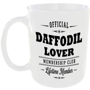 Official Daffodil Lover Membership Club Funny Ceramic Mug Garden Nature Hobby
