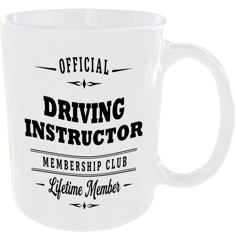 Official Driving Instructor Membership Club Funny Ceramic Mug Work Career Gift - Image 2
