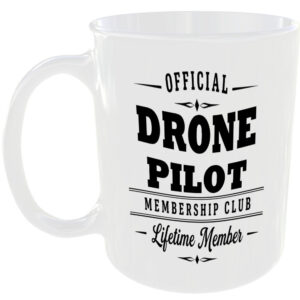 Official Drone Pilot Membership Club Funny Ceramic Mug Tech Geek Office Birthday