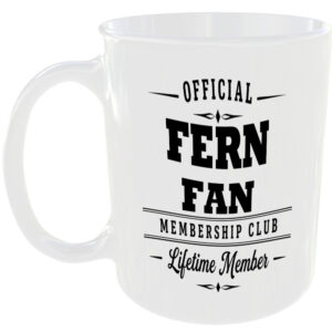 Official Fern Fan Membership Club Funny Ceramic Mug Garden Nature Hobby Birthday