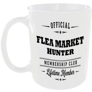 Official Flea Market Hunter Membership Club Funny Ceramic Mug Retirement Leisure