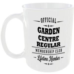 Official Garden Centre Regular Membership Club Funny Ceramic Mug Retirement Gift