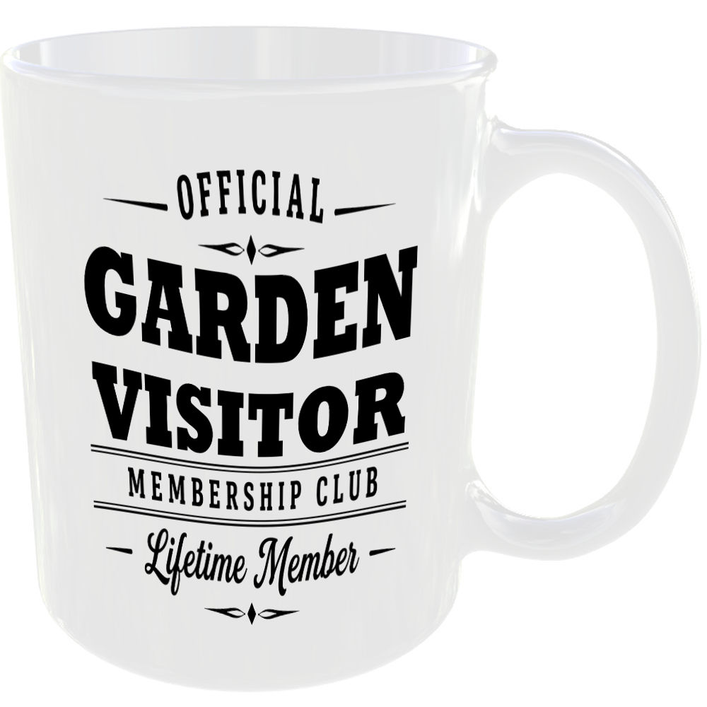 Official Garden Visitor Membership Club Funny Ceramic Mug Retirement Leisure Tea - Image 2