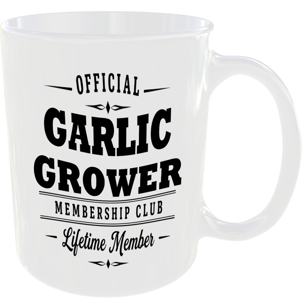 Official Garlic Grower Membership Club Funny Ceramic Mug Garden Nature Hobby Tea - Image 2