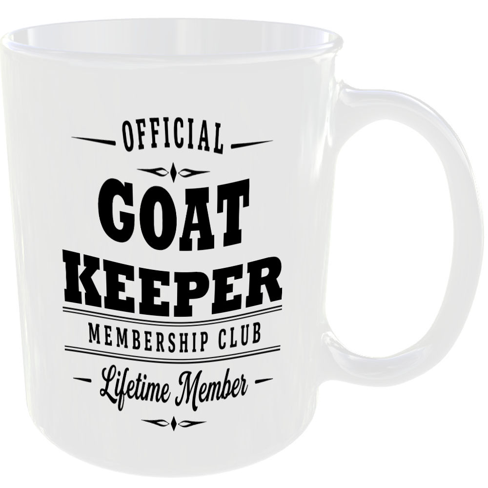 Official Goat Keeper Membership Club Funny Ceramic Mug Animal Lover Countryside - Image 2