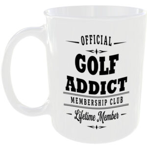 Official Golf Addict Membership Club Funny Ceramic Mug Sport Player Fan Birthday
