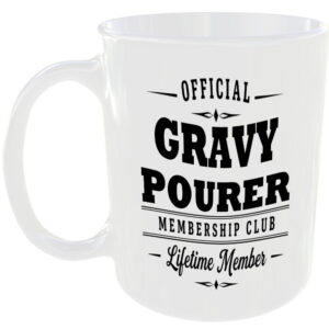 Official Gravy Pourer Membership Club Funny Ceramic Mug Foodie Kitchen Birthday