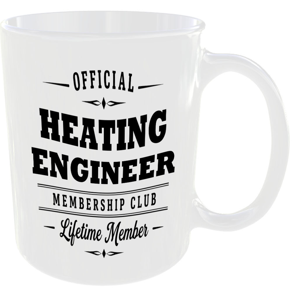 Official Heating Engineer Membership Club Funny Ceramic Mug Tradesman Work Tools - Image 2