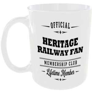 Official Heritage Railway Fan Membership Club Funny Ceramic Mug Retirement Gift