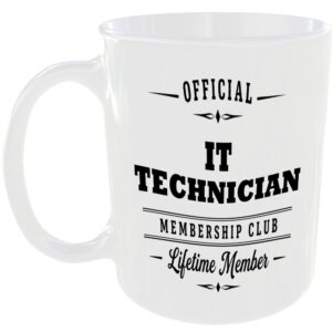Official IT Technician Membership Club Funny Ceramic Mug Work Career Colleague