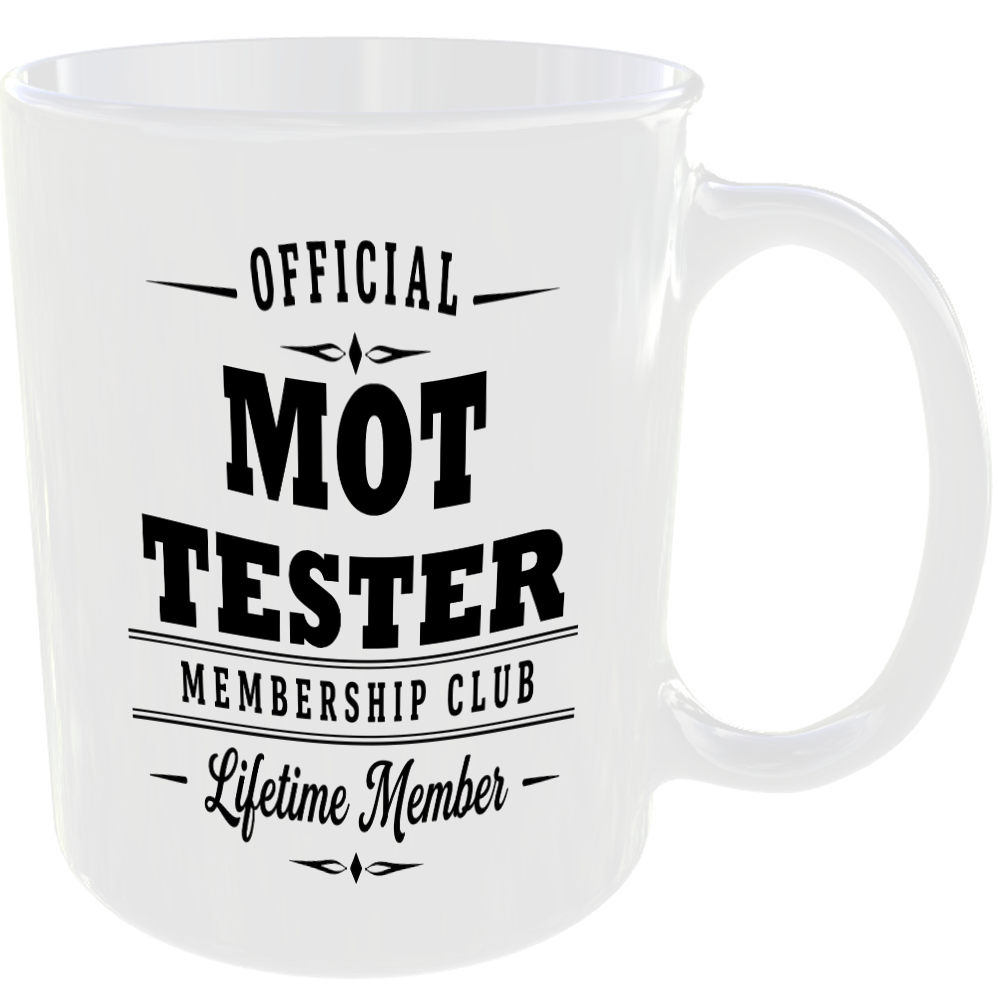Official MOT Tester Membership Club Funny Ceramic Mug Tradesman Work Tools Gift - Image 2