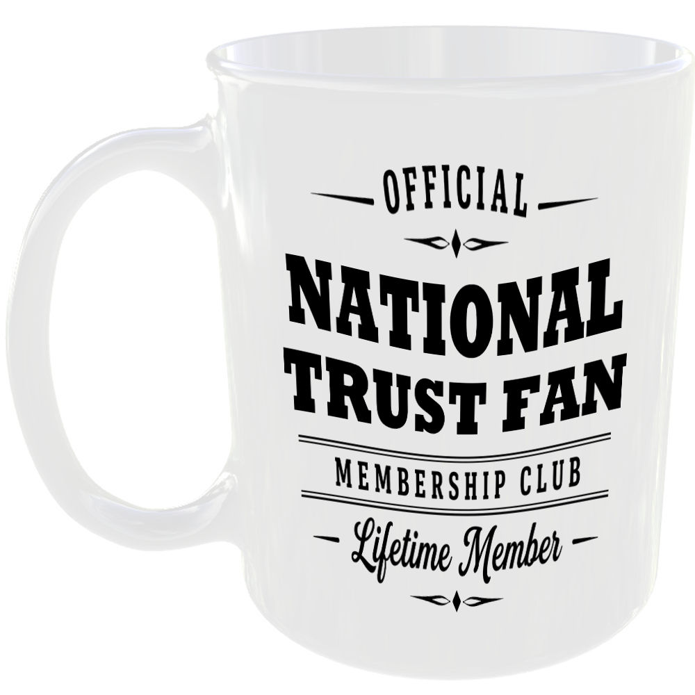 Official National Trust Fan Membership Club Funny Ceramic Mug Retirement Leisure