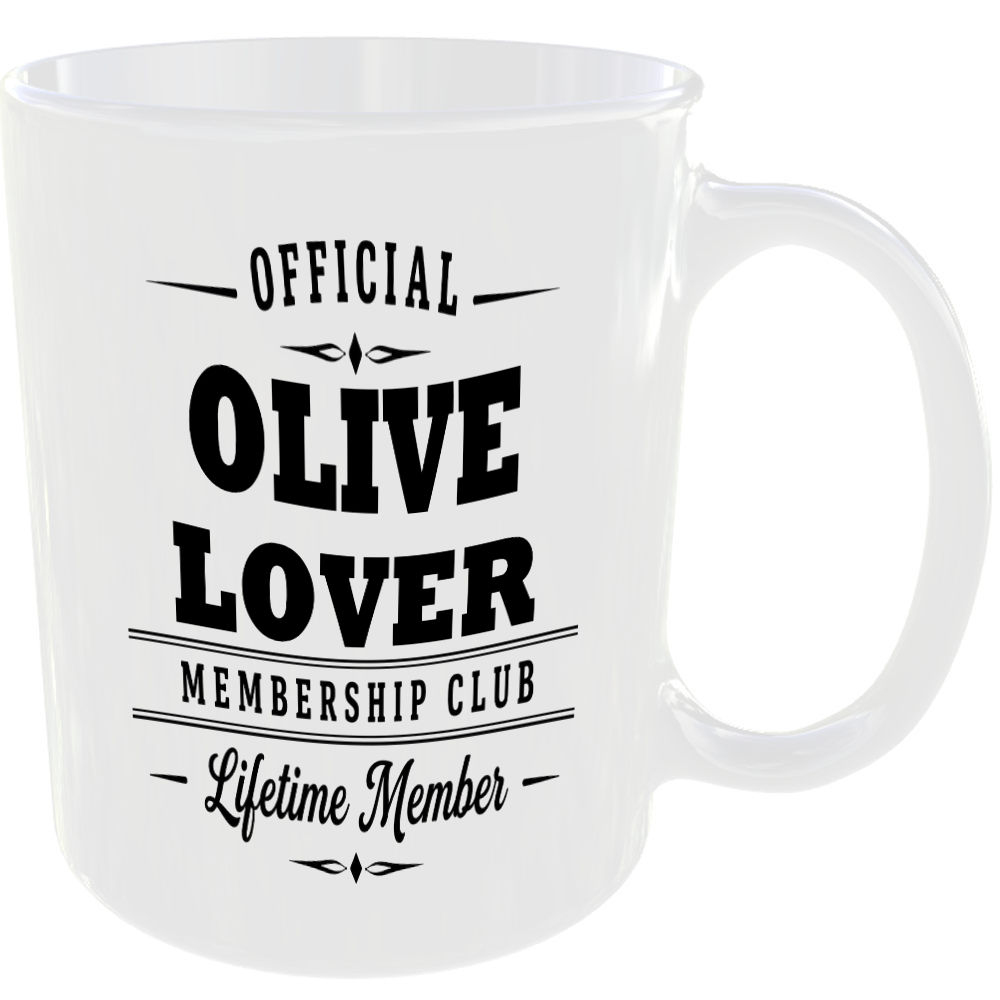 Official Olive Lover Membership Club Funny Ceramic Mug Foodie Kitchen Birthday - Image 2