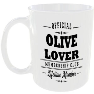 Official Olive Lover Membership Club Funny Ceramic Mug Foodie Kitchen Birthday