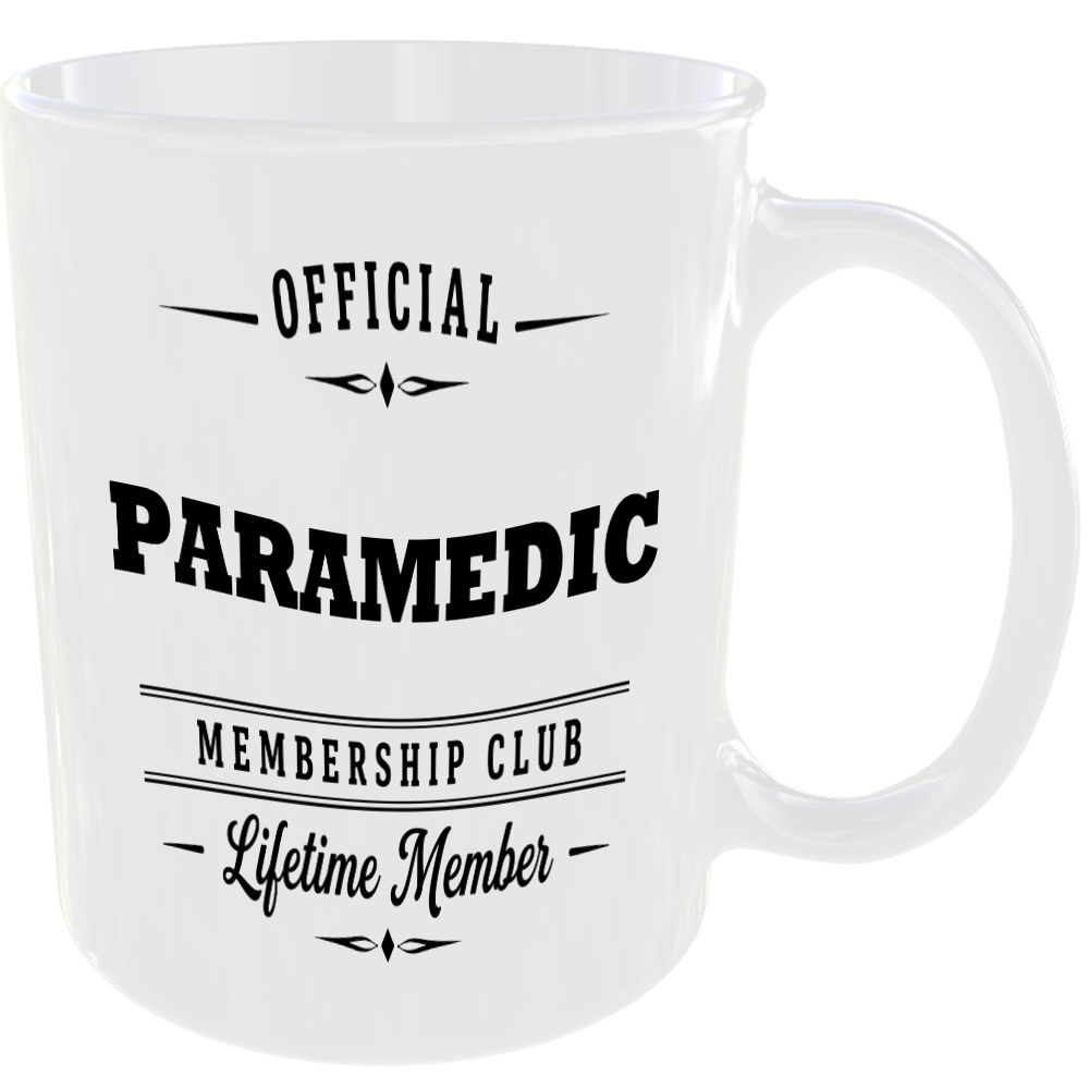 Official Paramedic Membership Club Funny Ceramic Mug Work Career Colleague Gift - Image 2
