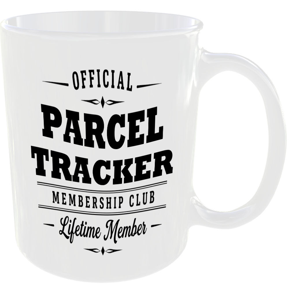 Official Parcel Tracker Membership Club Funny Ceramic Mug Home Humour Novelty - Image 2