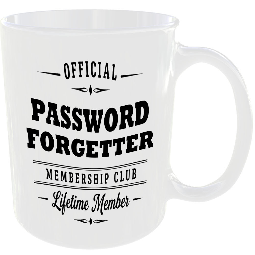 Official Password Forgetter Membership Club Funny Ceramic Mug Tech Geek Office - Image 2