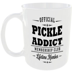 Official Pickle Addict Membership Club Funny Ceramic Mug Foodie Kitchen Birthday