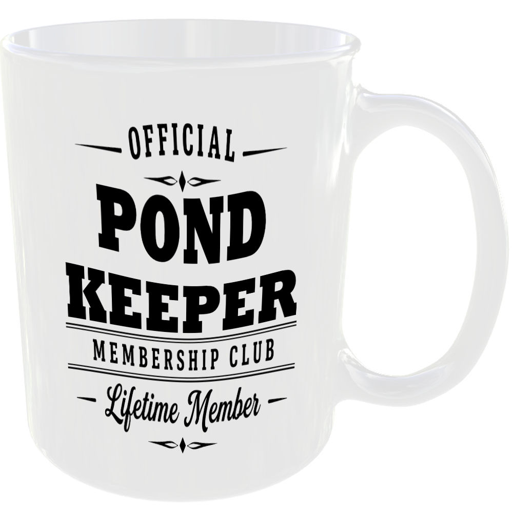 Official Pond Keeper Membership Club Funny Ceramic Mug Garden Nature Hobby Gift - Image 2