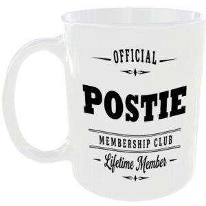 Official Postie Membership Club Funny Ceramic Mug Work Career Colleague Birthday