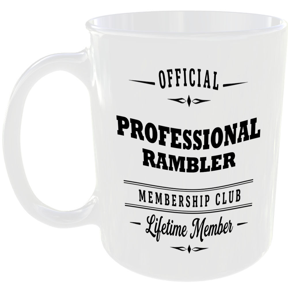 Official Professional Rambler Membership Club Funny Ceramic Mug Banter Cheeky