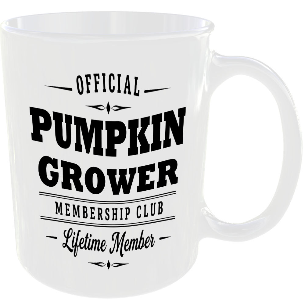 Official Pumpkin Grower Membership Club Funny Ceramic Mug Garden Nature Hobby - Image 2