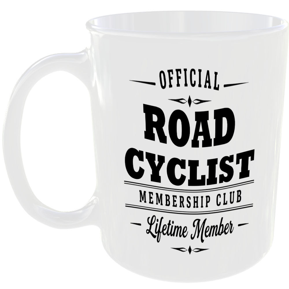 Official Road Cyclist Membership Club Funny Ceramic Mug Sport Player Fan Gift
