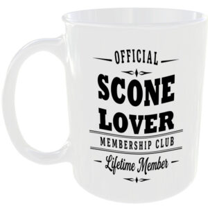 Official Scone Lover Membership Club Funny Ceramic Mug Foodie Kitchen Birthday