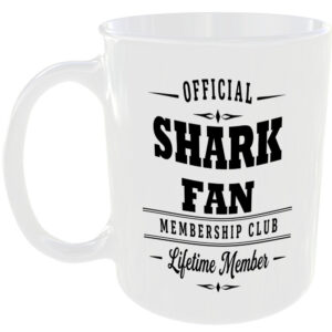 Official Shark Fan Membership Club Funny Ceramic Mug Animal Lover Countryside